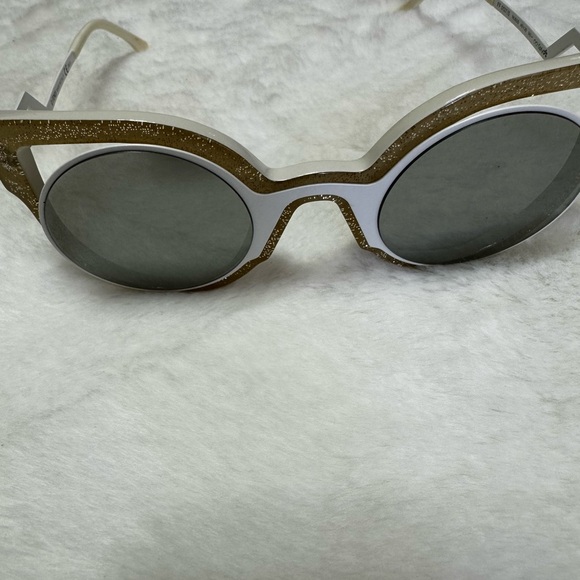 Fendi Glittering Gold Sunglasses - Picture 6 of 9